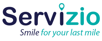 Servizio logo for efficient farm-to-home delivery services at KC Farms
