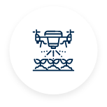 Icon representing Smart Farming Tools for precision agriculture at KC Farms