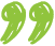 Quote icon representing founder's message at KC Farms